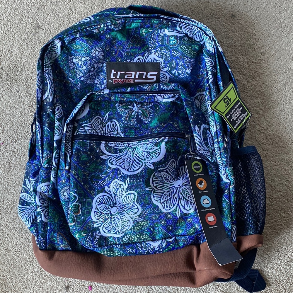 Trans by jansport floral backpack - new with tags